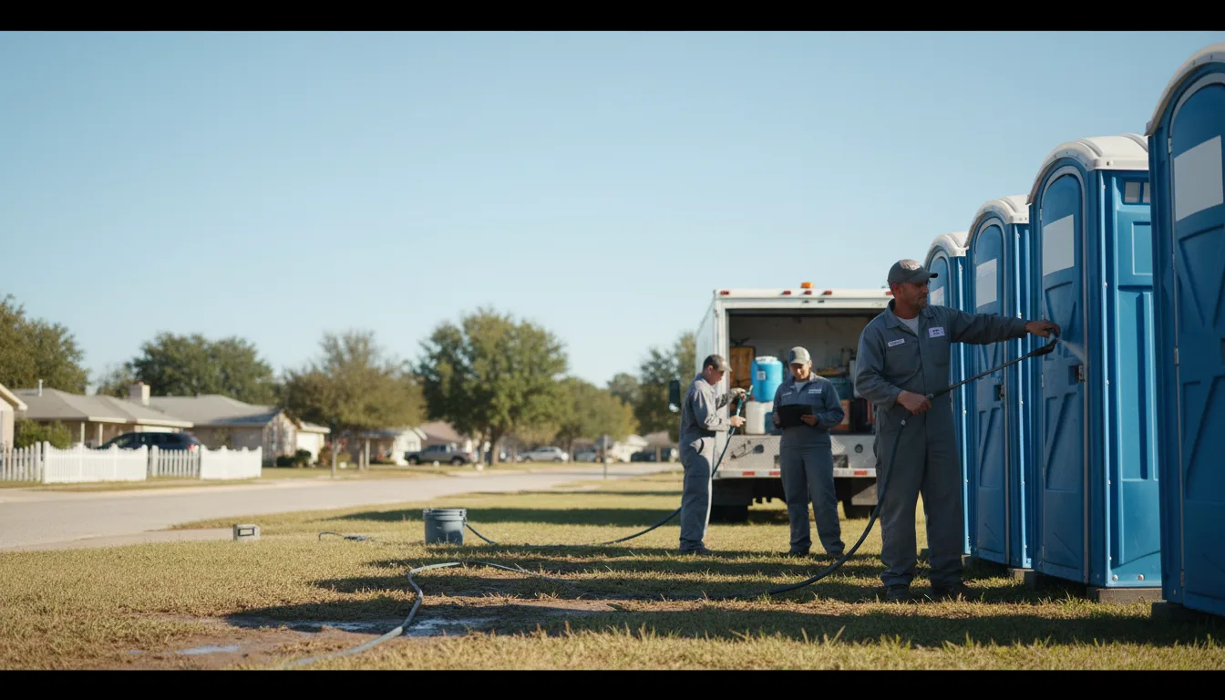 Long-Term Portable Toilet Rental in Fresno, OH near me